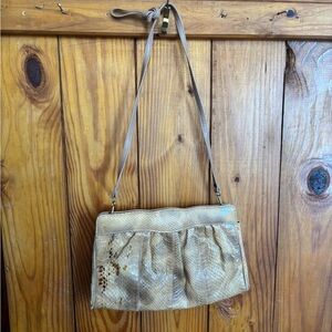 Snake skin purse